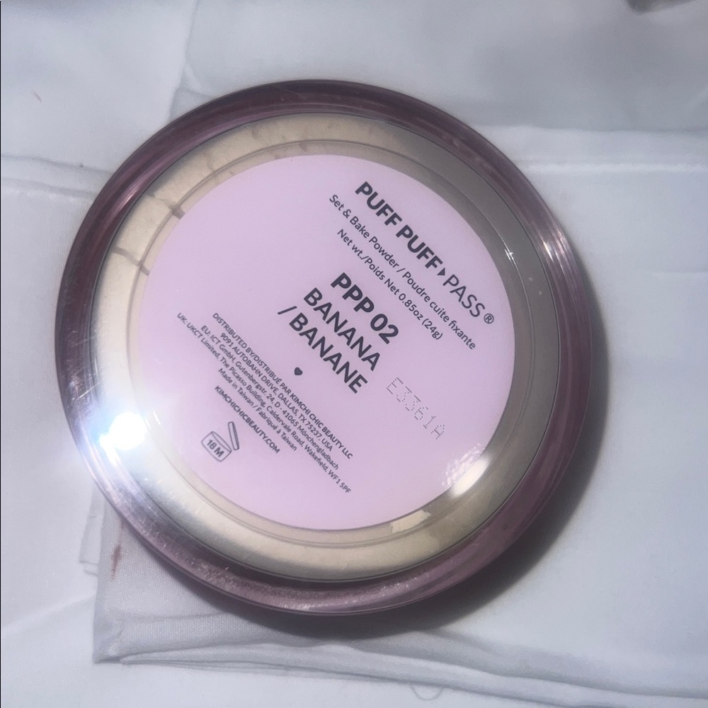 Kimchi Banana puff puff pass ppp 02 set & bake powder